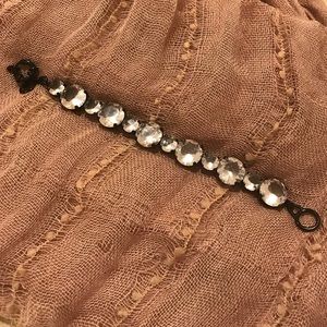 J. Crew bracelet - sparkle crystal clear stone